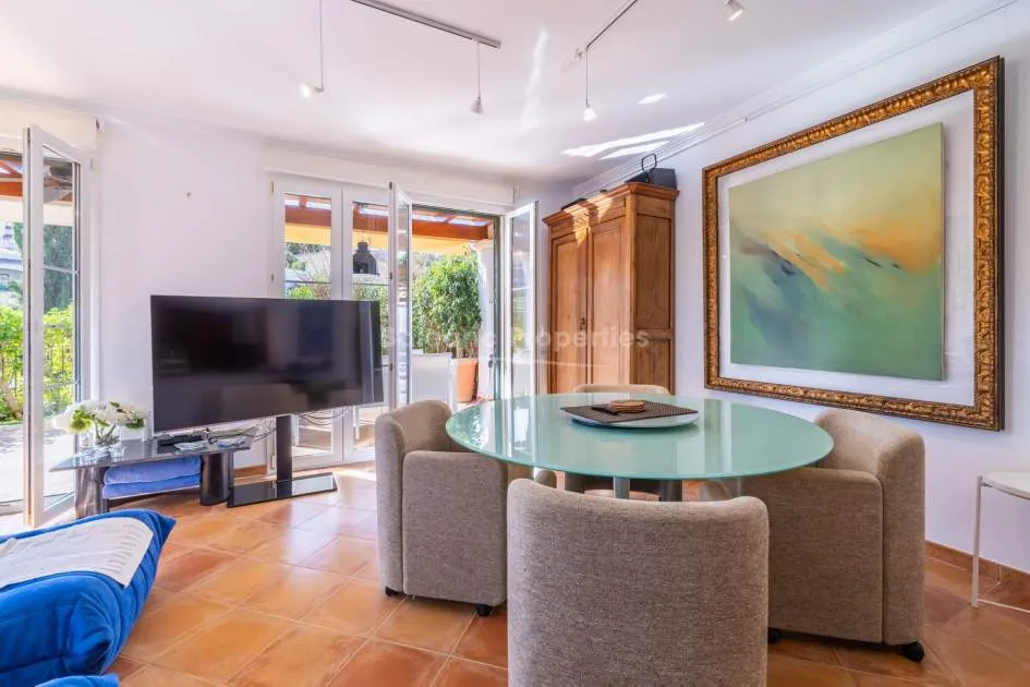Beautiful town house with views at the golf course for sale in Camp de Mar, Mallorca
