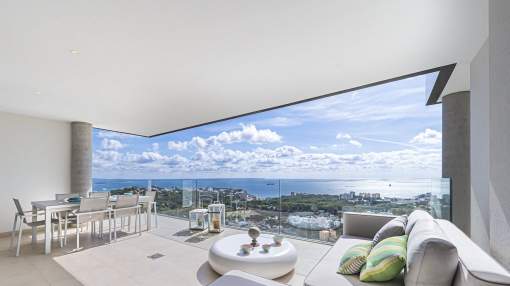 New development with sea views above Palma
New development with sea views above Palma