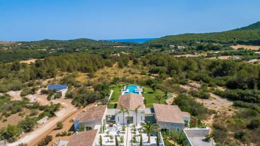 First class newly built finca with sea views near Cala Mesquida, Capdepera First class newly built finca with sea views near Cala Mesquida, Capdepera