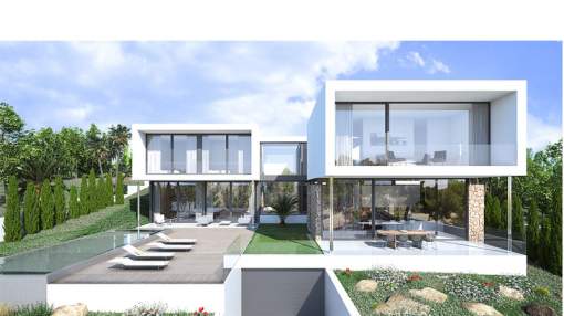 Newly-built villa with sea views in Sol de Mallorca Newly-built villa with sea views in Sol de Mallorca