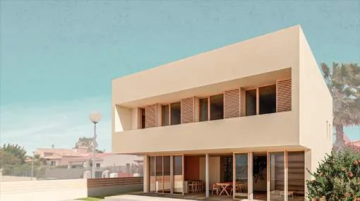 Spectacular newly built villa of singular architecture