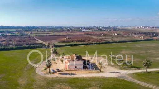 
                    VILLA ON 87.000m² LAND IN SANT JORDI
                