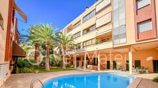 
                    FLAT WITH TERRACE, POOL AND PARKING SPACE IN EL TERRENO
                