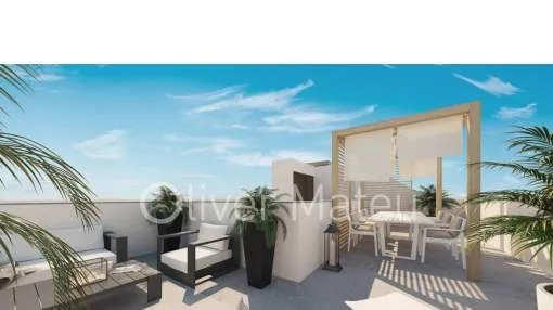 
                    PENTHOUSE-FLAT WITH ROOF TERRACE
                