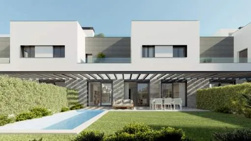 Modern new construction villas on the Playa de Palma