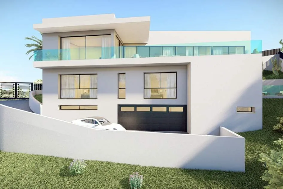 Newly built villa with sea views in Costa d'en Blanes