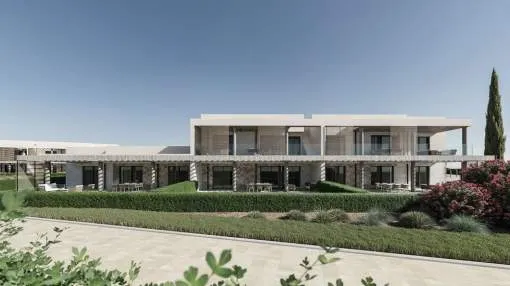 New build residential complex near Es Trenc