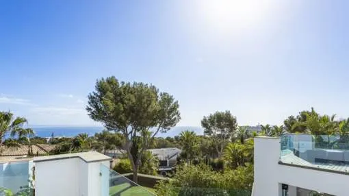 Modern luxury villa with sea view in Cala Vinyas