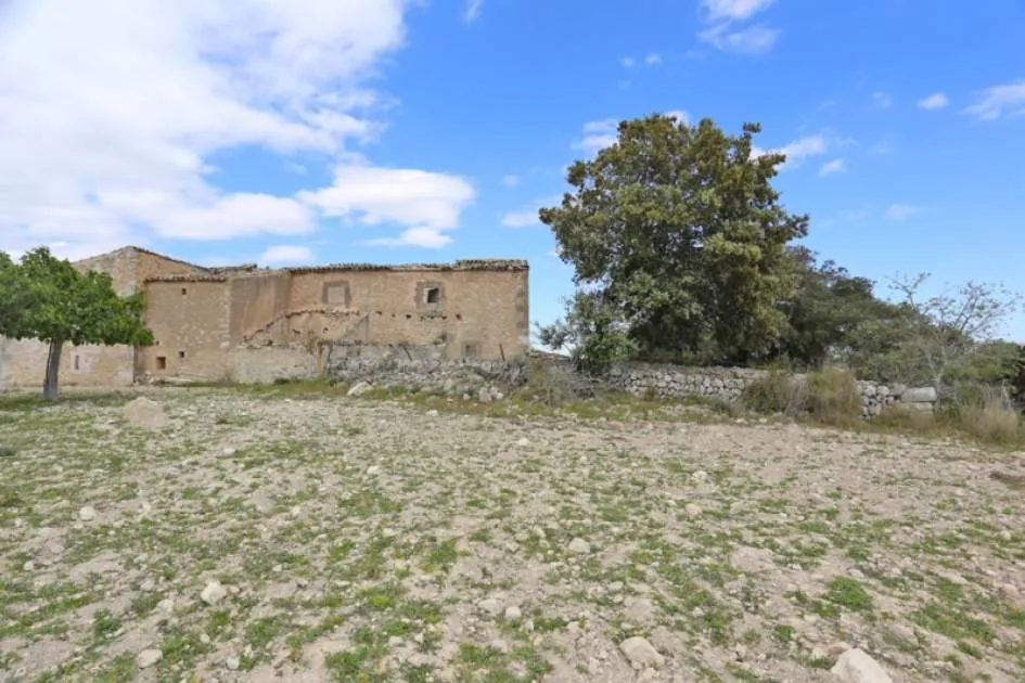 Plot with antique structure in Algaida