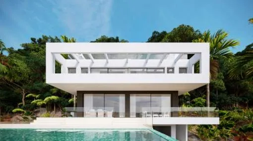 Hyper-modern luxury villa with panoramic views in Son Vida