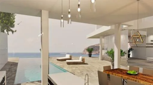 First-line new-build villa in Costa de la Calma