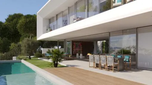 New-build frontline villa in Santa Ponsa New-build frontline villa in Santa Ponsa