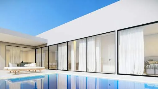 Newly built villa with sea views in Costa d'en Blanes