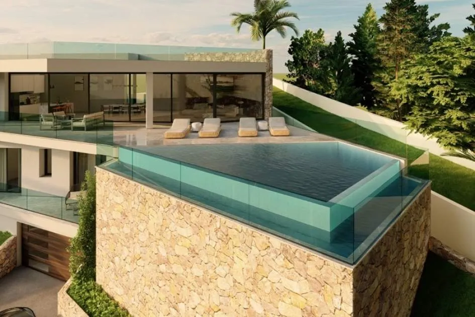 Luxury new construction project with sea views in Costa den Blanes