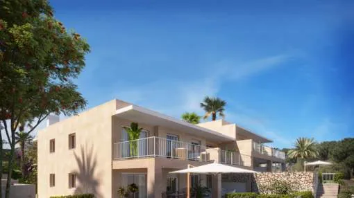 New build modern apartments in Cala Anguila