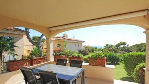 Beautiful ground floor apartment with sea view in Nova Santa Ponsa Beautiful ground floor apartment with sea view in Nova Santa Ponsa