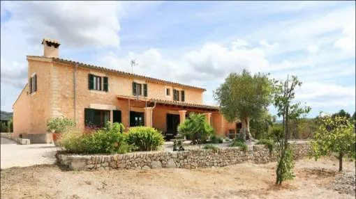 Luxury finca made of natural stone in Es Capdella