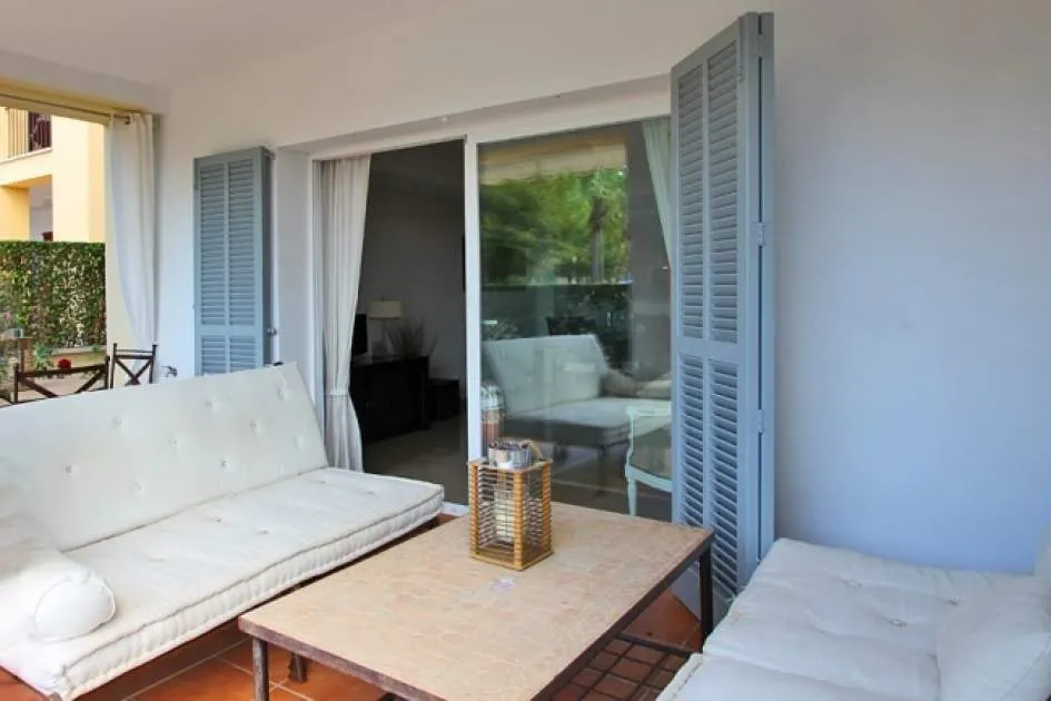 Duplexapartment mit Teilmeerblick und Garten in Nova Santa Ponsa