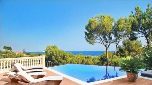 Elegant villa with panoramic sea views in Costa den Blanes