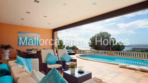 Elegant luxury villa with sea views in Costa d'en Blanes