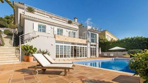 Exclusive classic villa with panoramic sea views in Bendinat Exclusive classic villa with panoramic sea views in Bendinat