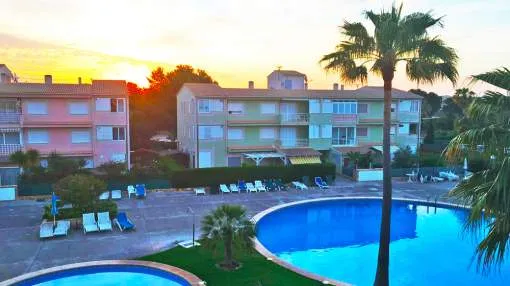 Apartment in a community with pool in Sa Coma Apartment in a community with pool in Sa Coma