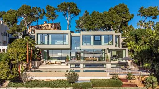 Modern villa with panoramic views in Costa den Blanes