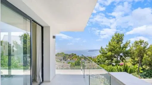 Modern villa with sea views in Portals Nous