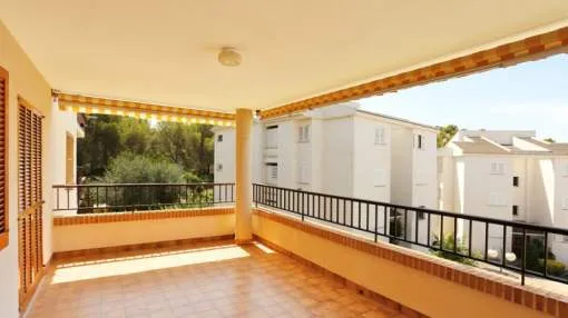 Spacious apartment close to the small bay in Santa Ponsa