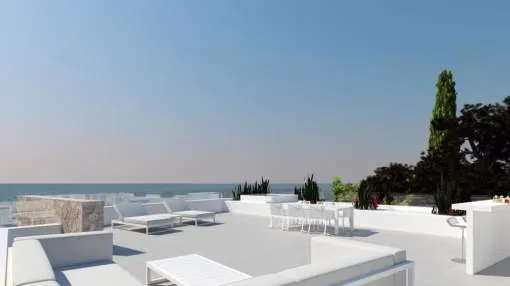 Newly built seaview villa in 1st line on the cliffs in El Toro near the luxury harbour Port Adriano Newly built seaview villa in 1st line on the cliffs in El Toro near the luxury harbour Port Adriano