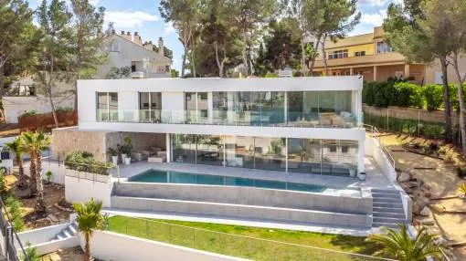 Fantastic state-of-the-art new build villa with sea view in Cala Vinyes in the southwest of Mallorca Fantastic state-of-the-art new build villa with sea view in Cala Vinyes in the southwest of Mallorca