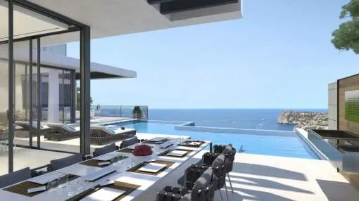 Modern luxury villa with infinity pool in Puerto Andratx Modern luxury villa with infinity pool in Puerto Andratx