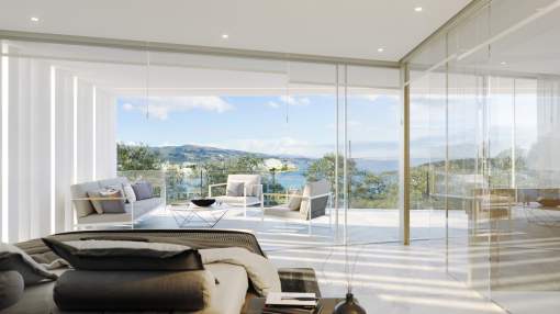 Fantastic villa with sea view under construction in Cala Vinyes – completion July 2021 Fantastic villa with sea view under construction in Cala Vinyes – completion July 2021