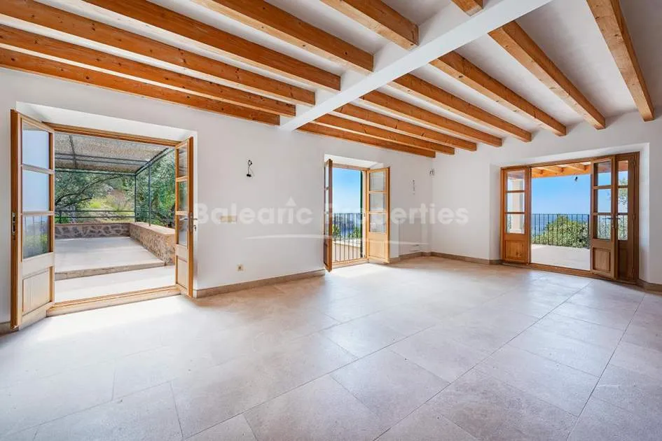 Stunning Mallorcan style country home with fantastic views for sale in Deia