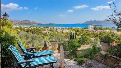 Charming house with sea views for sale in Puerto Pollensa, Mallorca