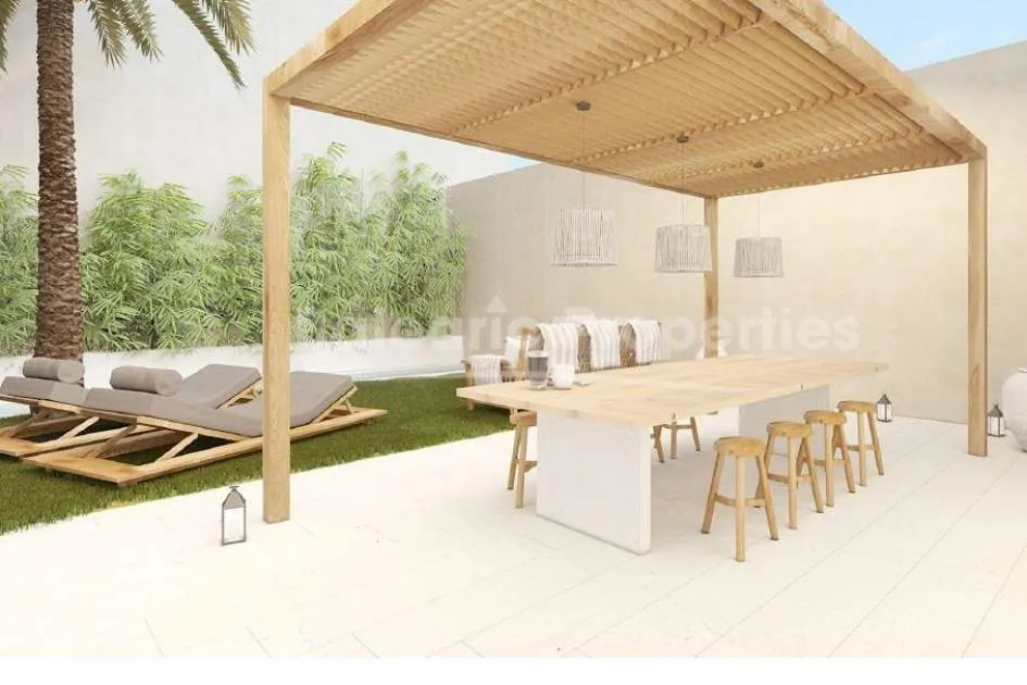 Amazing townhouse with gorgeous terrace for sale in Santa Catalina, Palma, Mallorca