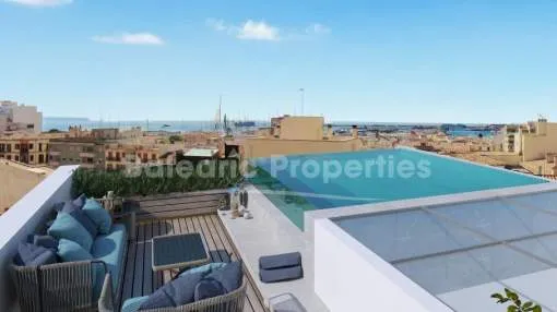 Exceptional penthouse with roof top terrace for sale in Santa Catalina, Palma