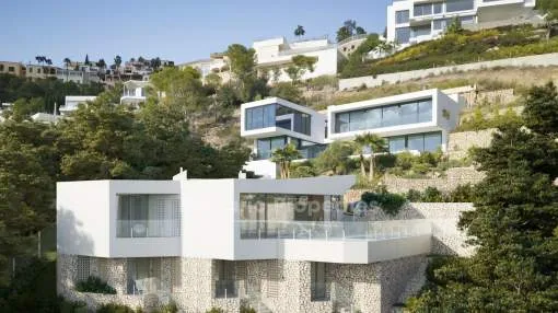 Newly built villa with sea view for sale in Costa d´en Blanes, Mallorca Newly built villa with sea view for sale in Costa d´en Blanes, Mallorca