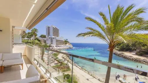 Modern apartment with amazing sea views for sale in Cala Vinyes, Mallorca