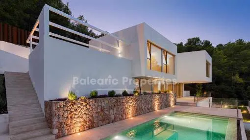 Designer hillside villa for sale only 15 minutes from Palma, Mallorca