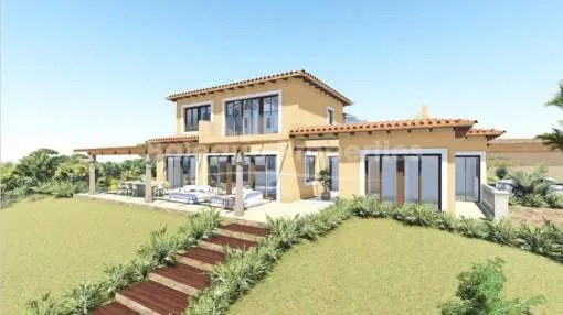 Plot with Project for sale in a peaceful location of Calvia, Mallorca