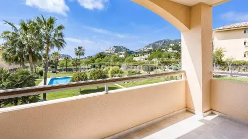 Renovated apartment with community pool for sale in Port Andratx, Mallorca