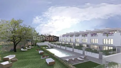 Modern, brand new townhouses for sale in Puerto de Andratx, Mallorca