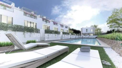 Modern, brand new townhouses for sale in Puerto de Andratx, Mallorca