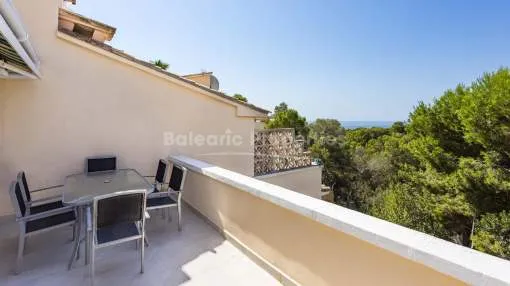 Renovated townhouse with sea views for sale in Costa den Blanes, Mallorca