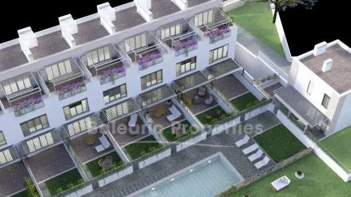 Modern, brand new townhouses for sale in Puerto de Andratx, Mallorca Modern, brand new townhouses for sale in Puerto de Andratx, Mallorca