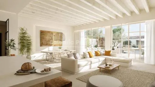 New development of chic & contemporary town houses for sale in Santanyí, Mallorca