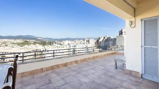 Penthouse apartment with city views for sale in Palma, Mallorca