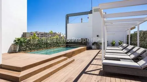 Apartment with community roof terrace and pool for sale in Palma, Mallorca
