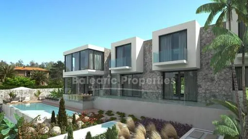 Modern villa project with pool for sale in Cala Vinyes, Mallorca Modern villa project with pool for sale in Cala Vinyes, Mallorca